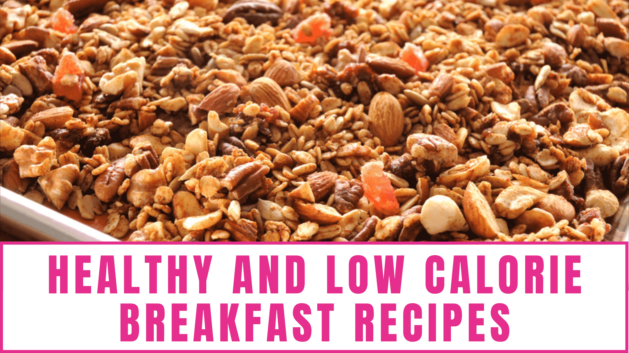 Coconut oil granola makes delicious and healthy low fat meals for fussy eaters.