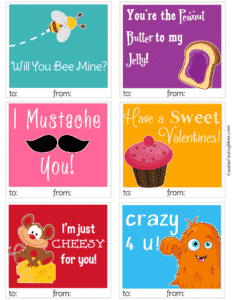 Printable Valentine Bubble Letters