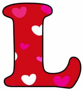 free printable colorful bubble letters valentine bubble