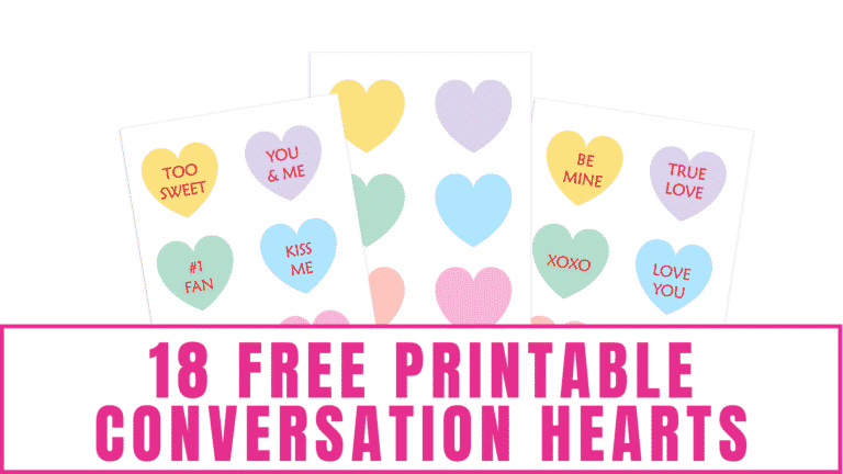 18 Free Printable Conversation Hearts
