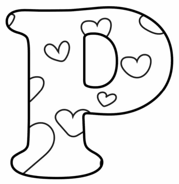 Printable Bubble Letters Fancy Bubble Letter P Freebie Finding Mom 