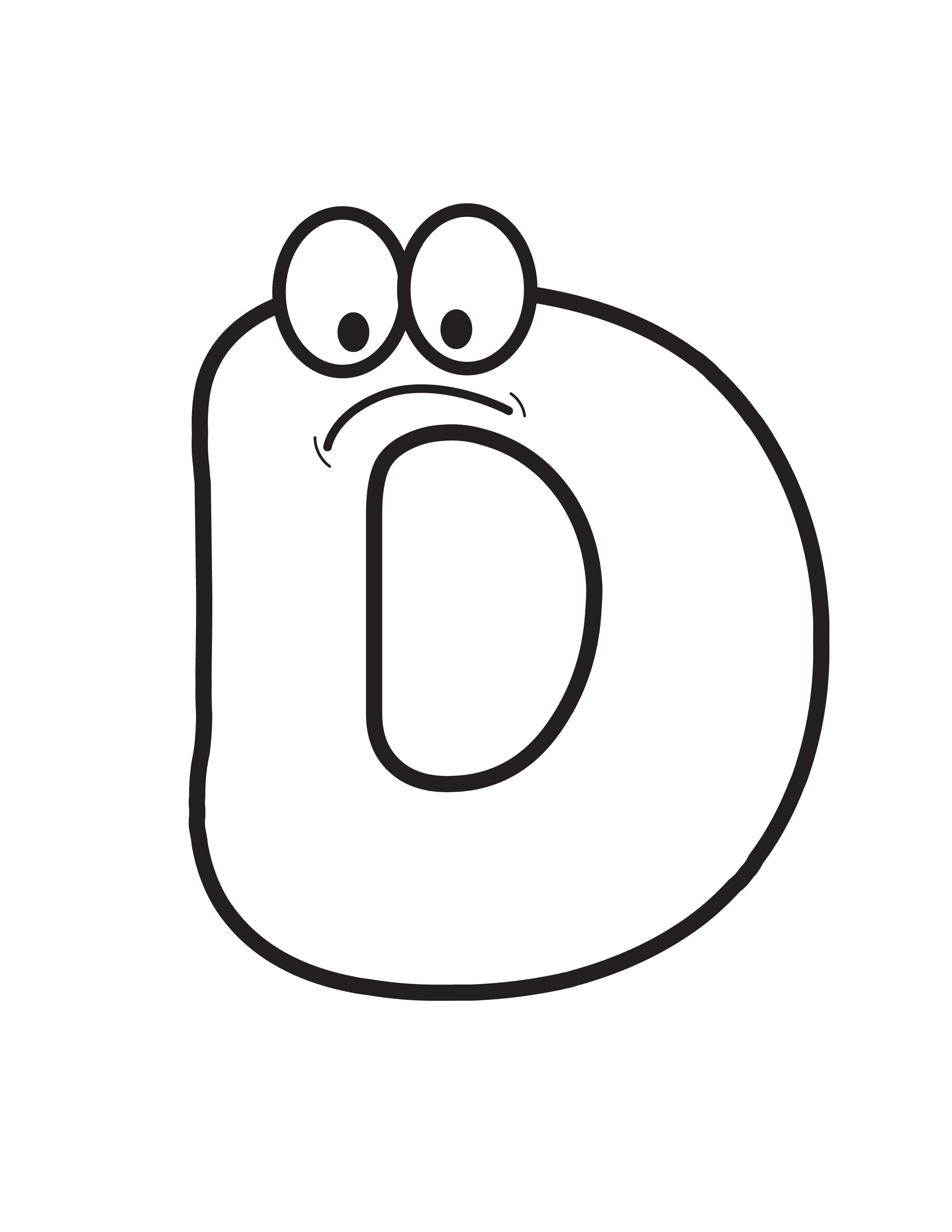 free printable cartoon letters cartoon letter d freebie finding mom