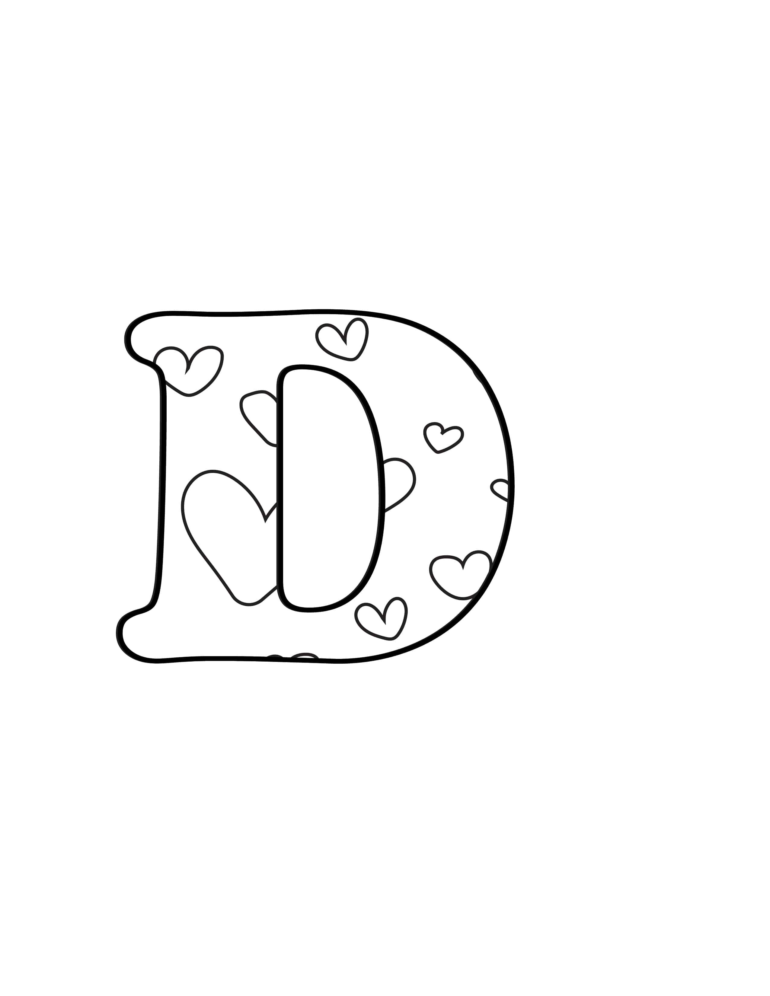 Free Printable Bubble Letters: Valentine