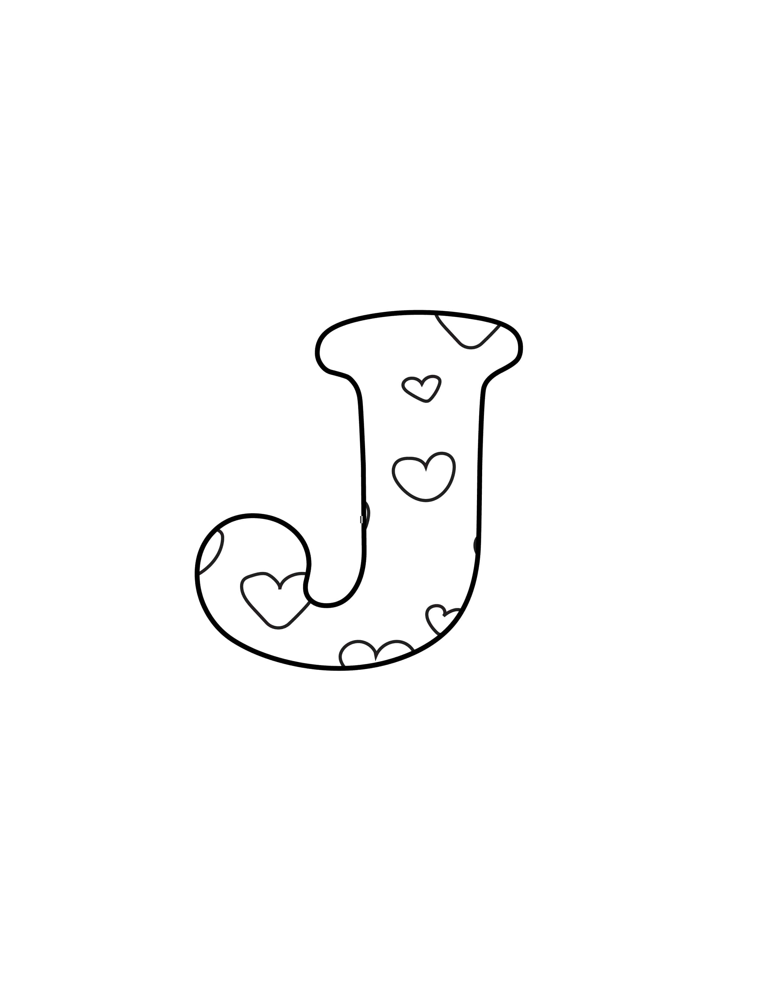 free printable valentine bubble letters bubble letter j freebie