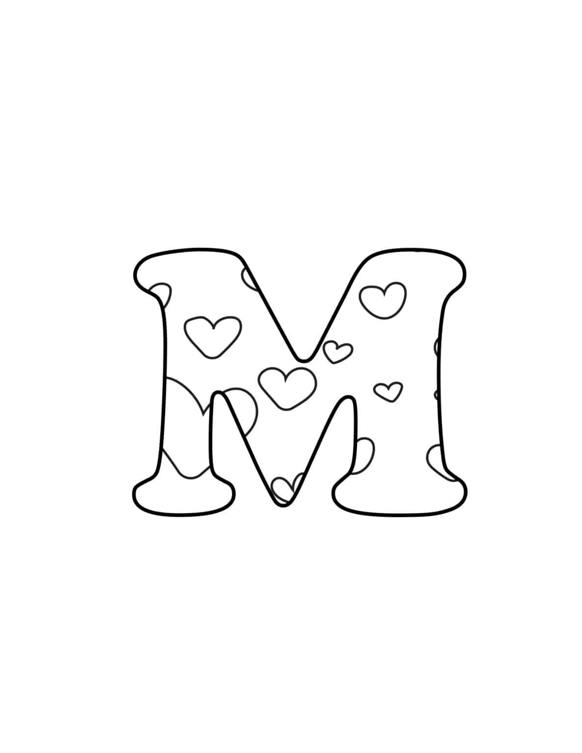 Free Printable Bubble Letters: Valentine