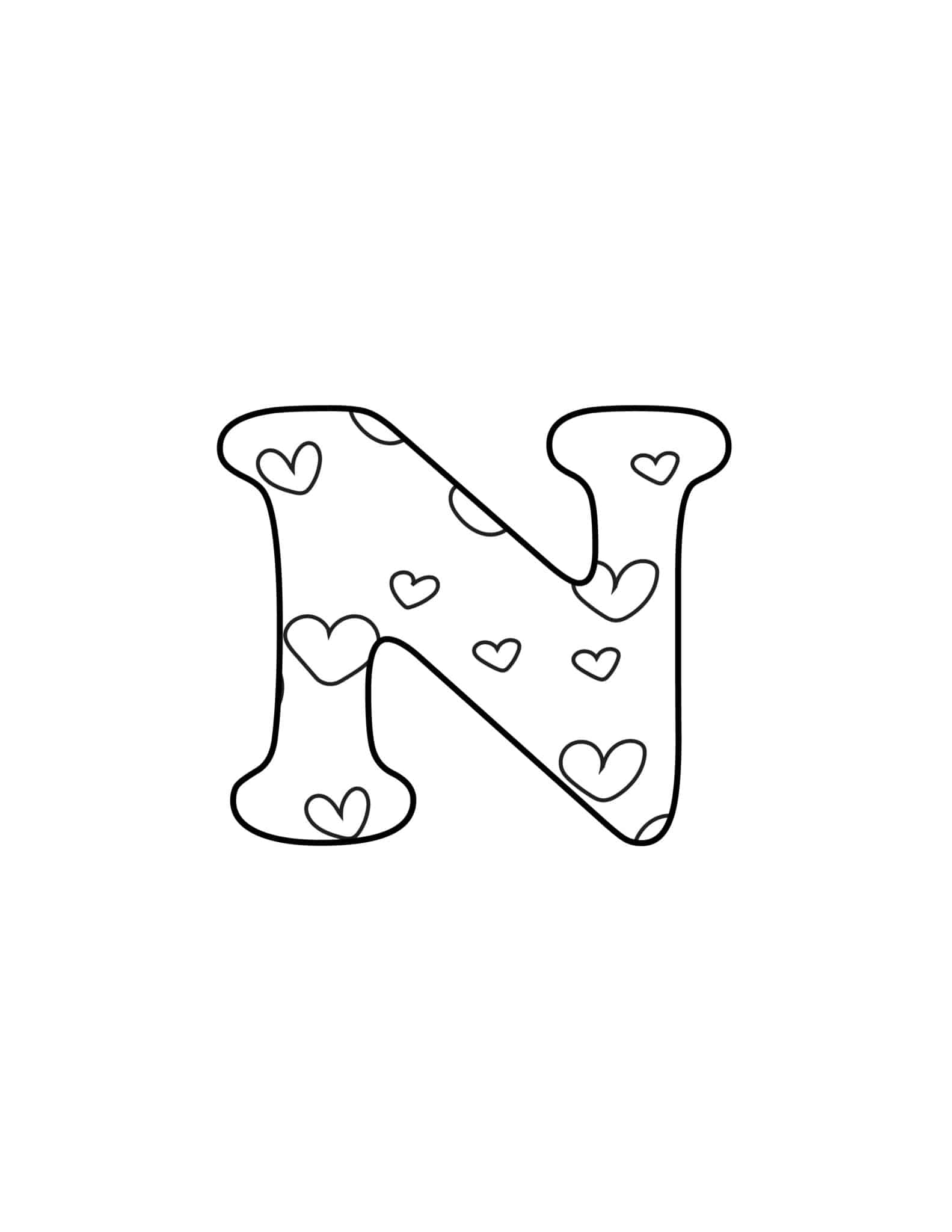 Free Printable Bubble Letters: Valentine
