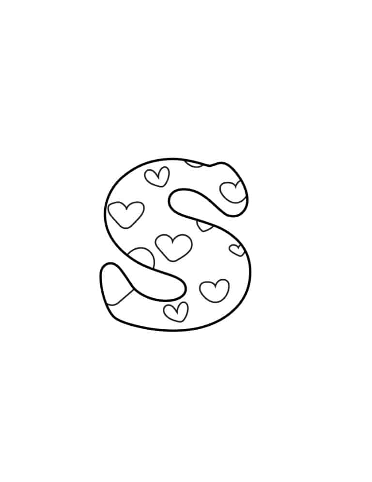 Free Printable Valentine Bubble Letters: Bubble Letters Alphabet ...