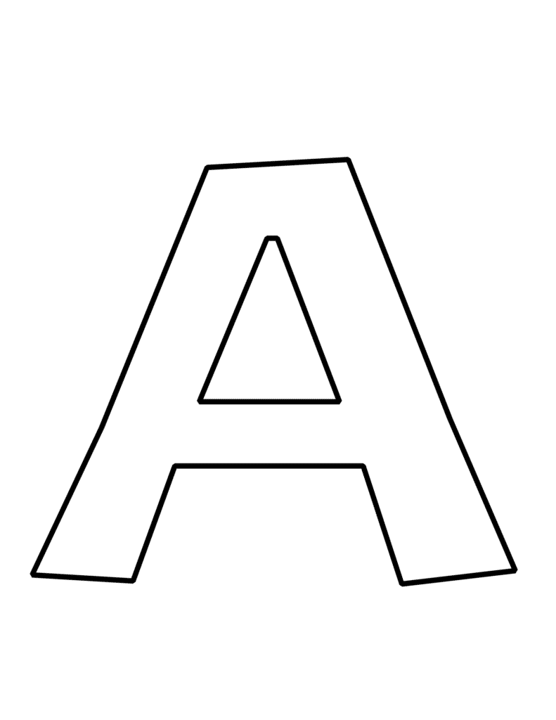 Printable Cursive Bubble Letter A Freebie Finding Mom