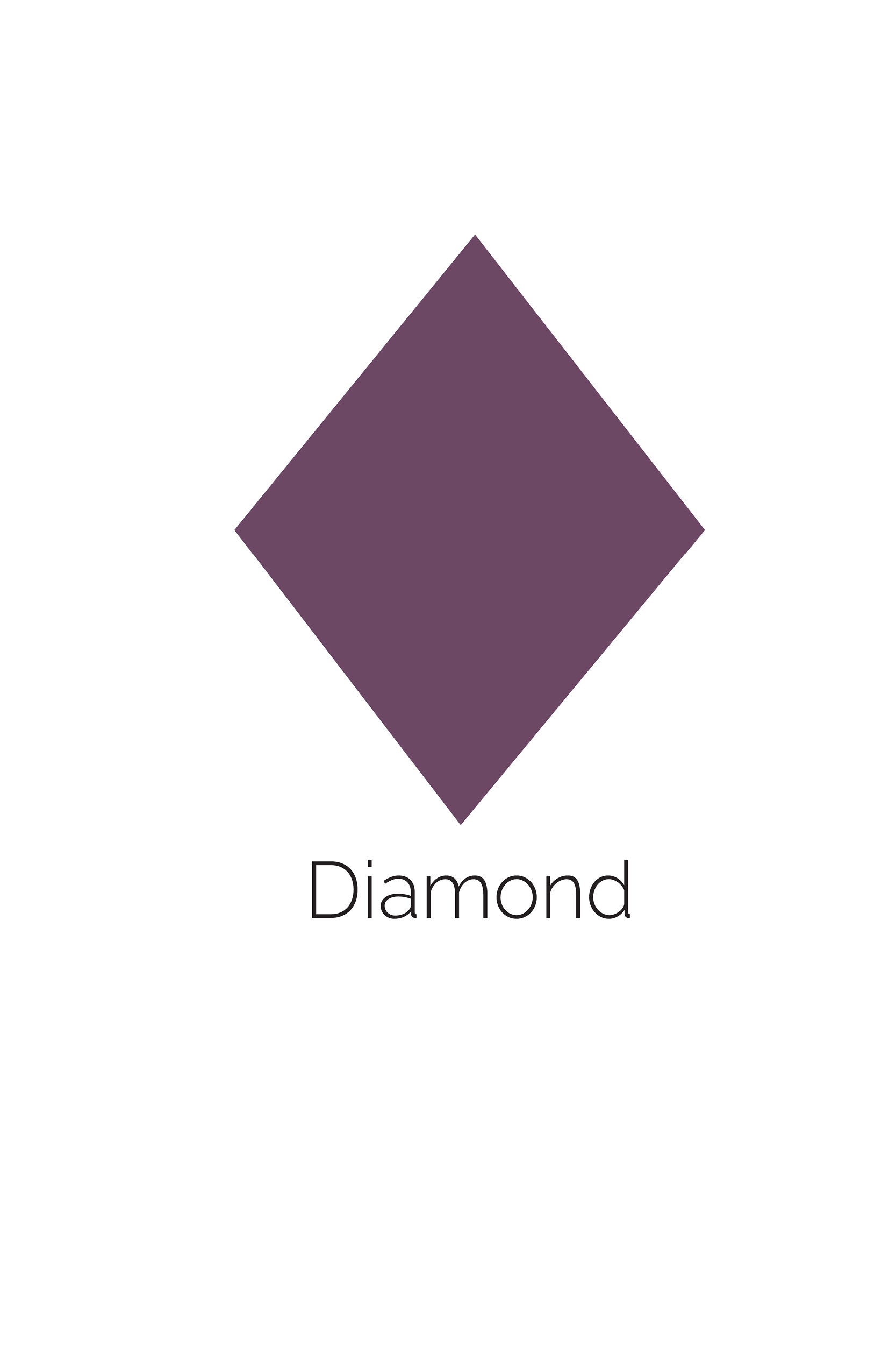 Free Printable Diamond Shape with Color for Free Printable Diamond Shape Template