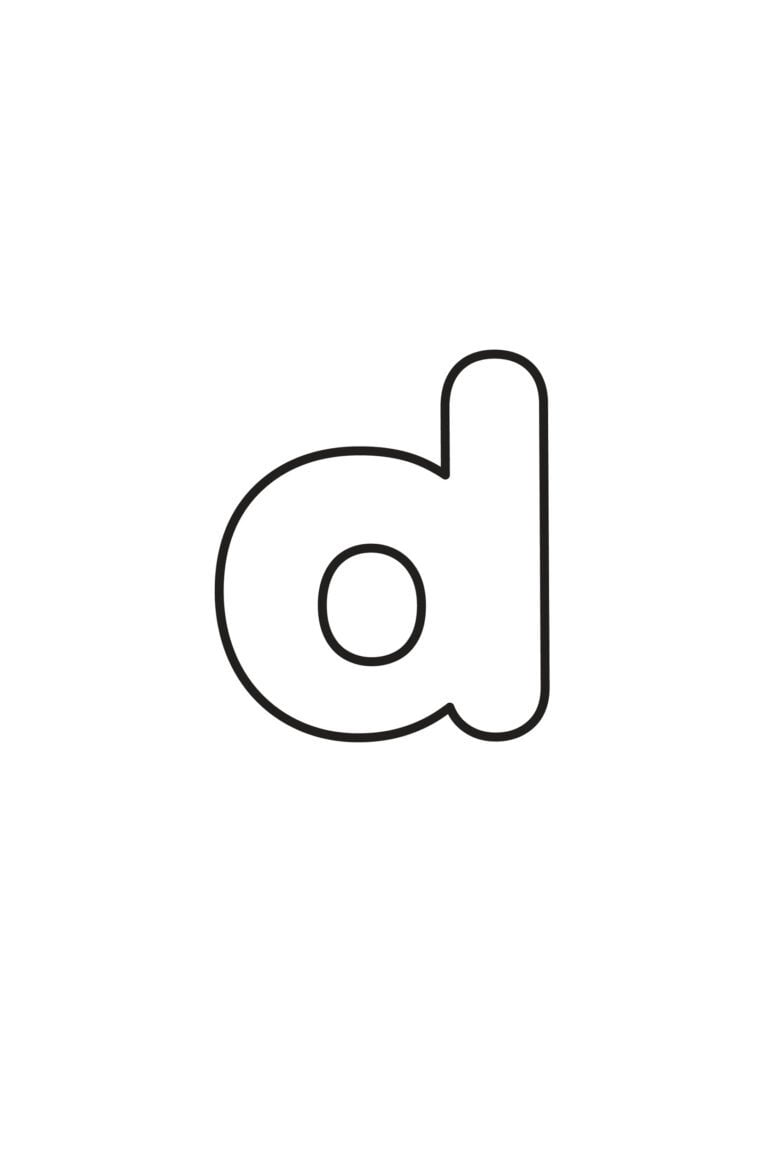 printable bubble letter d freebie finding mom