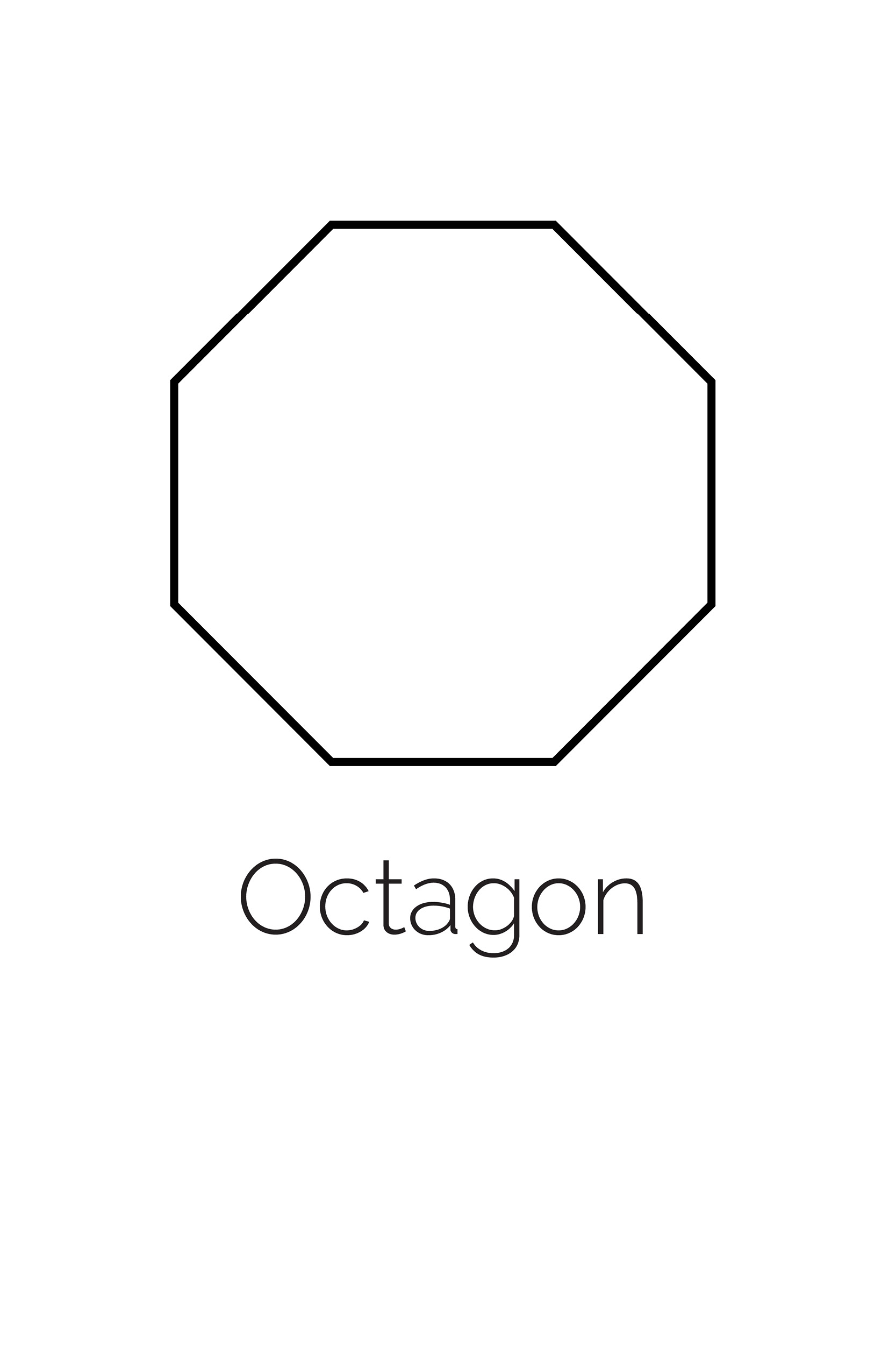 Free Printable Octagon Shape Freebie Finding Mom