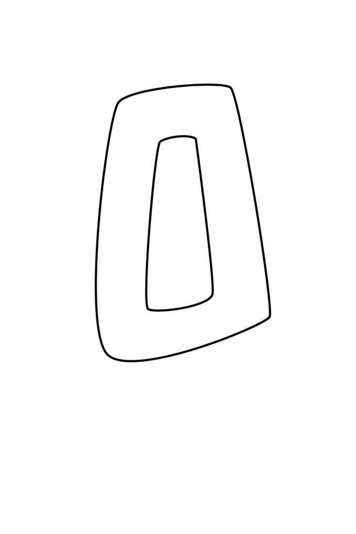 Free Printable Bubble Letters: Valentine Bubble Letter O