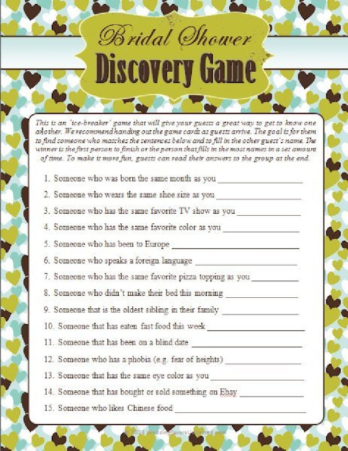 10 Free Printable Bridal Shower Games - Freebie Finding Mom