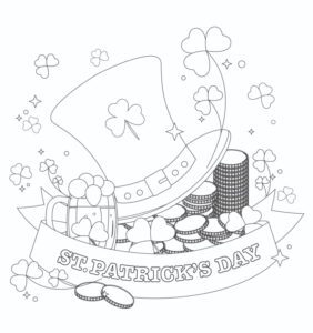 Free St. Patrick's Day Coloring Pages for Adults - Freebie Finding Mom