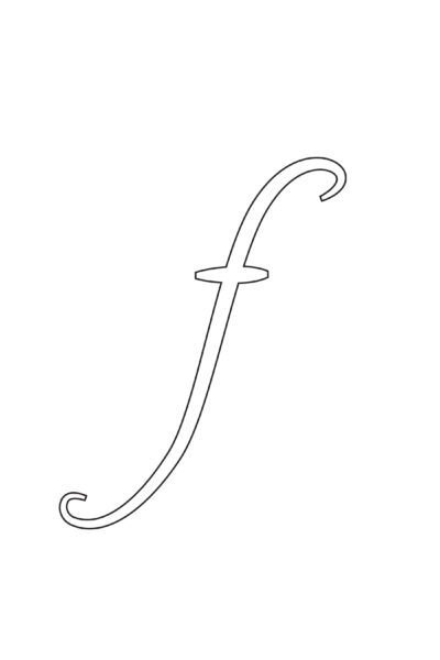free printable calligraphy lowercase letters calligraphy lowercase F