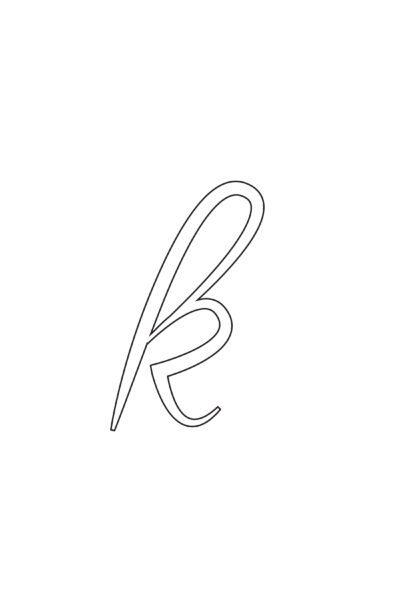 free printable calligraphy lowercase letters calligraphy lowercase K