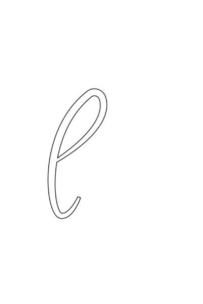 free printable calligraphy lowercase letters calligraphy lowercase L