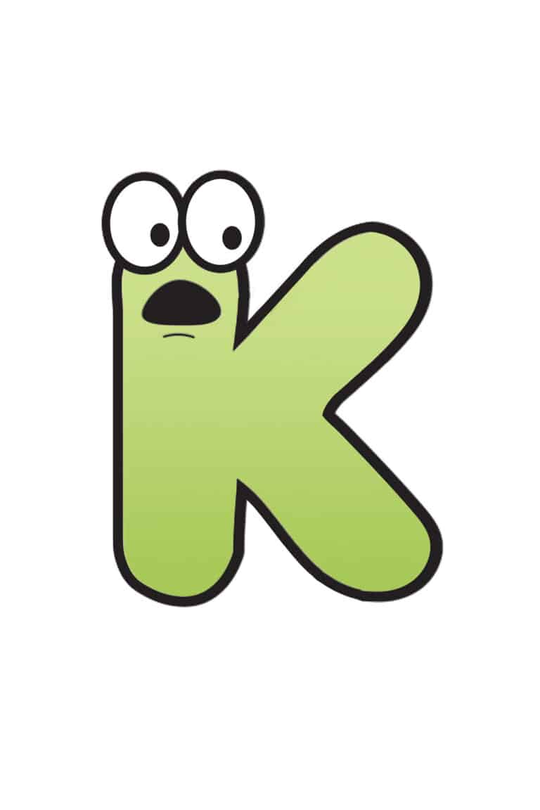 Free Printable Colorful Cartoon Letters Alphabet