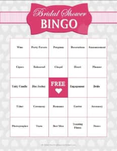 10 Free Printable Bridal Shower Games - Freebie Finding Mom