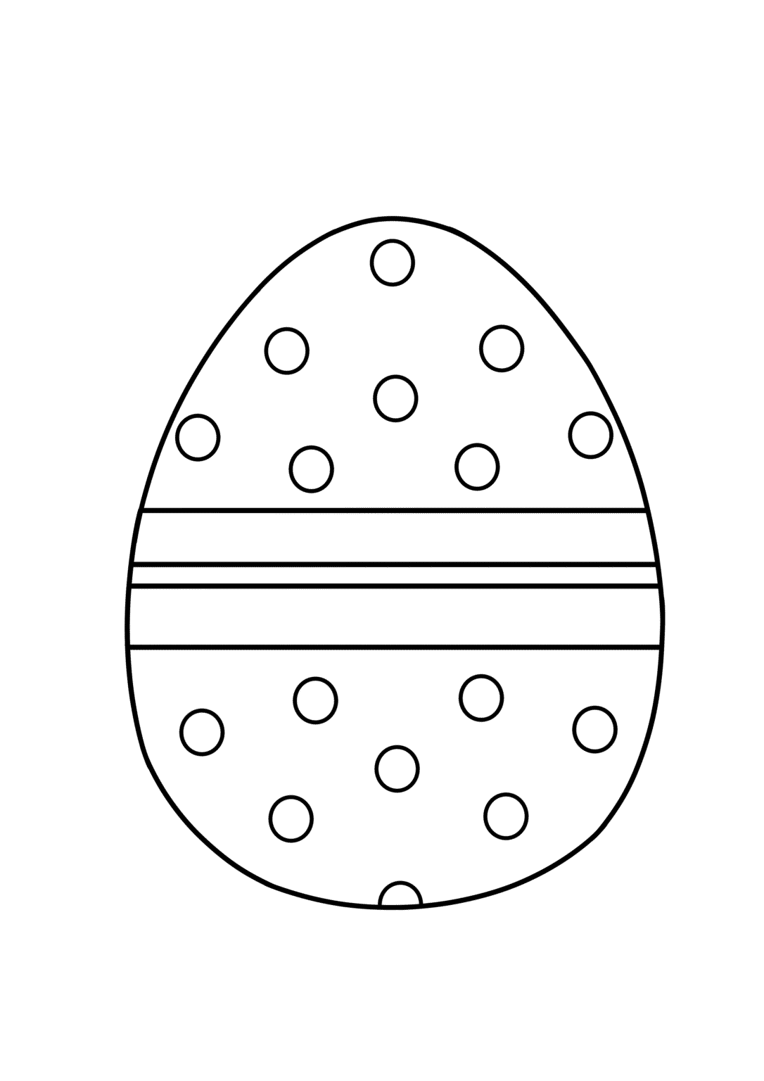 15 Free Printable Easter Egg Coloring Pages