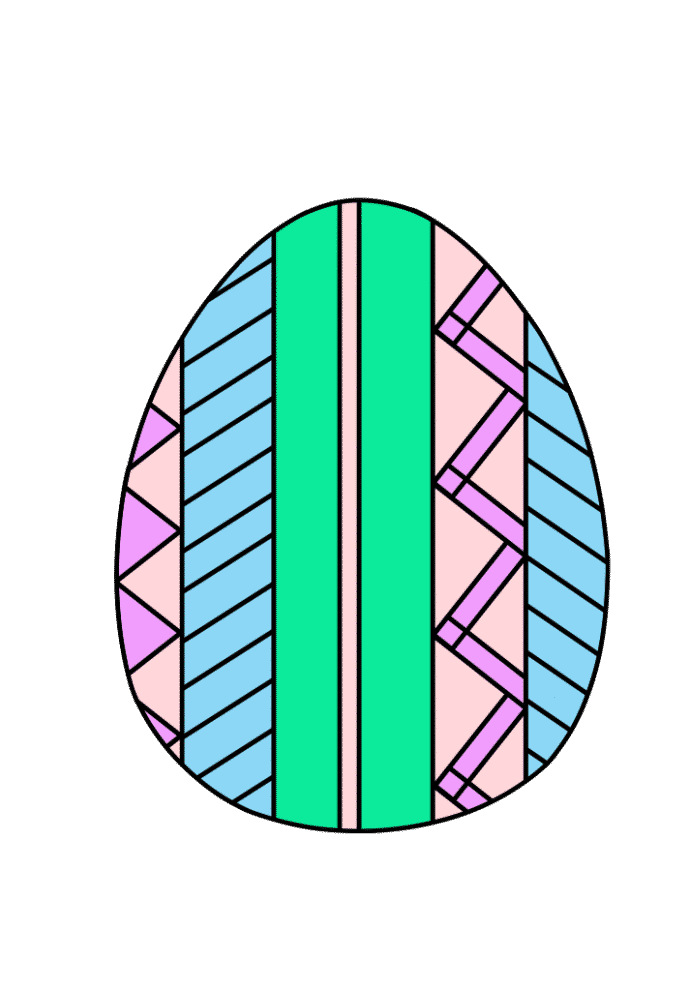 12 Free Printable Colored Easter Eggs Freebie Finding Mom
