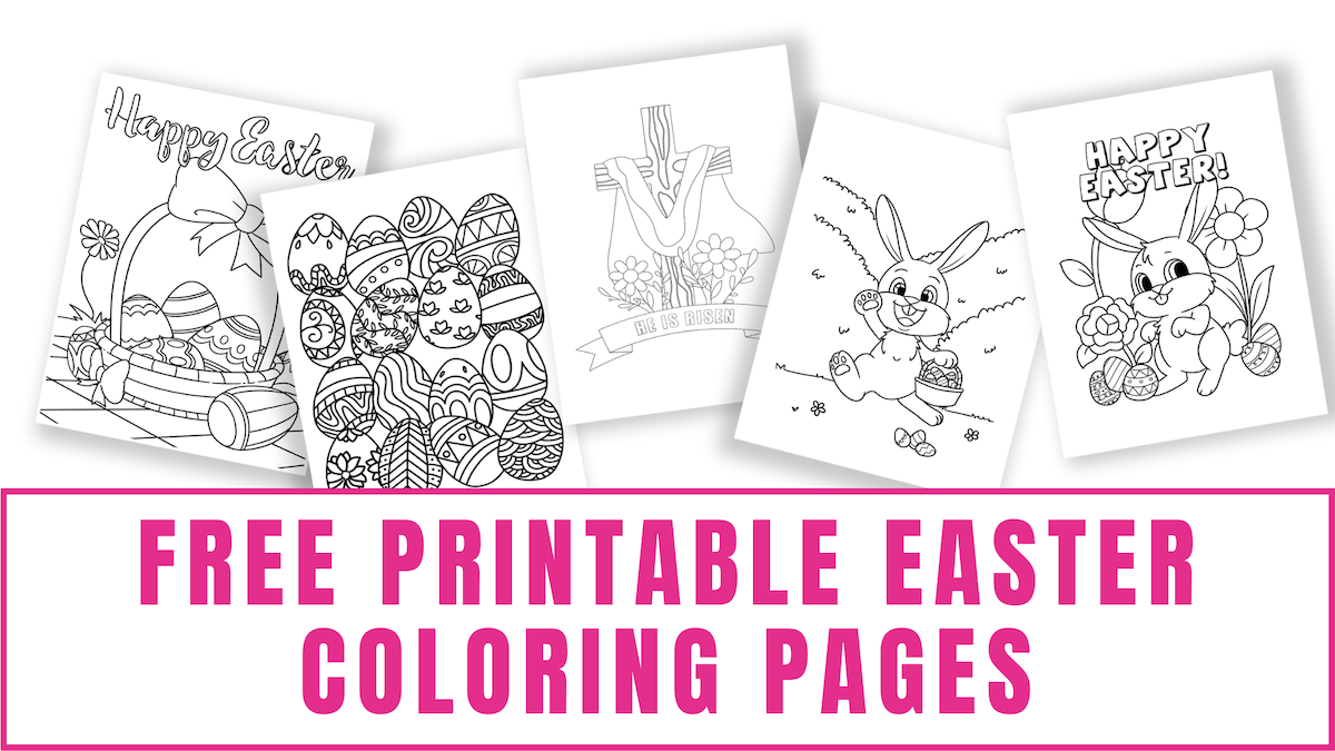 free printable easter coloring pages