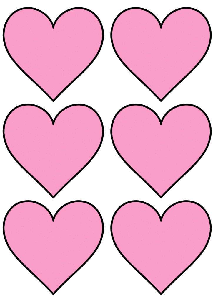 12 Free Printable Heart Templates Cut Outs Freebie Finding Mom
