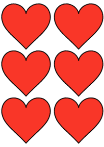 12 free printable heart templates cut outs freebie finding mom