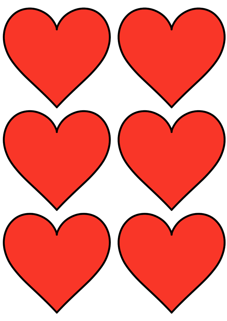 12 Free Printable Heart Templates Cut Outs Freebie Finding Mom 