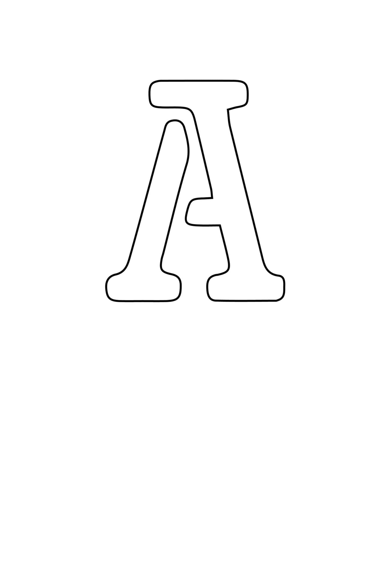 Free Printable Alphabet Stencils Templates