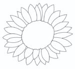 3 Free Printable Sunflower Pattern Templates