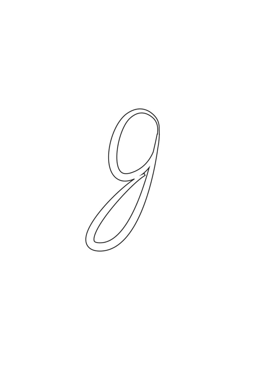 Free Printable Calligraphy Lowercase Letters Alphabet