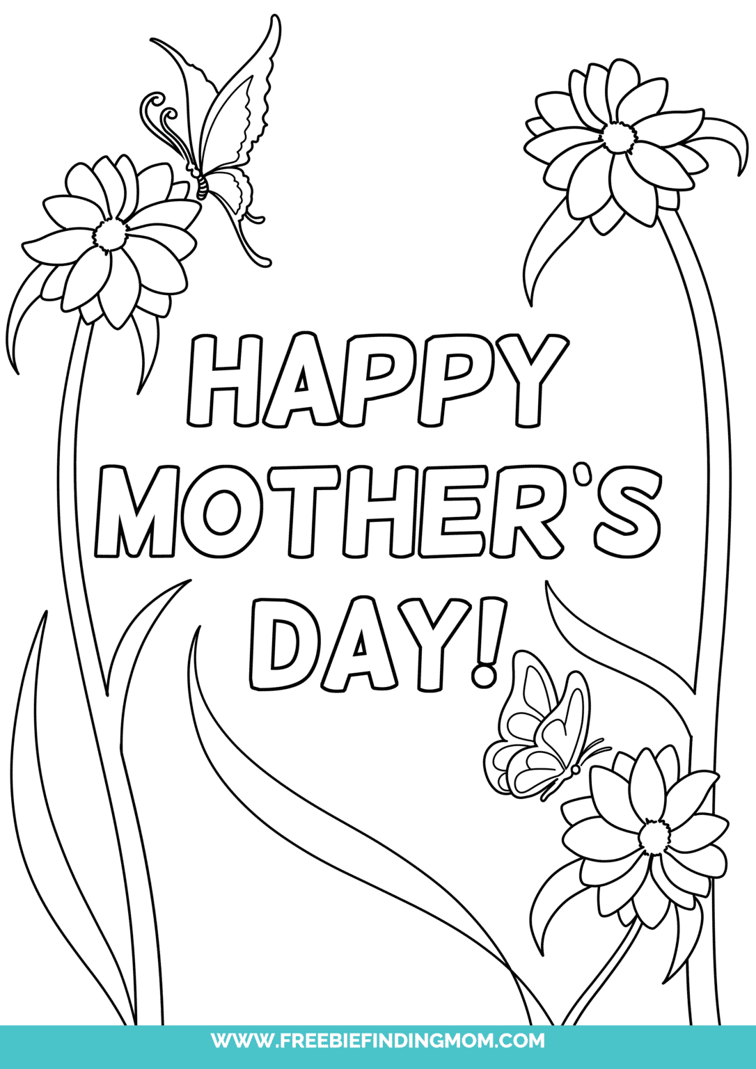 3 Happy Mother's Day Coloring Pages - Freebie Finding Mom