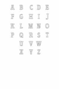 Free Printable Alphabet Stencil Templates
