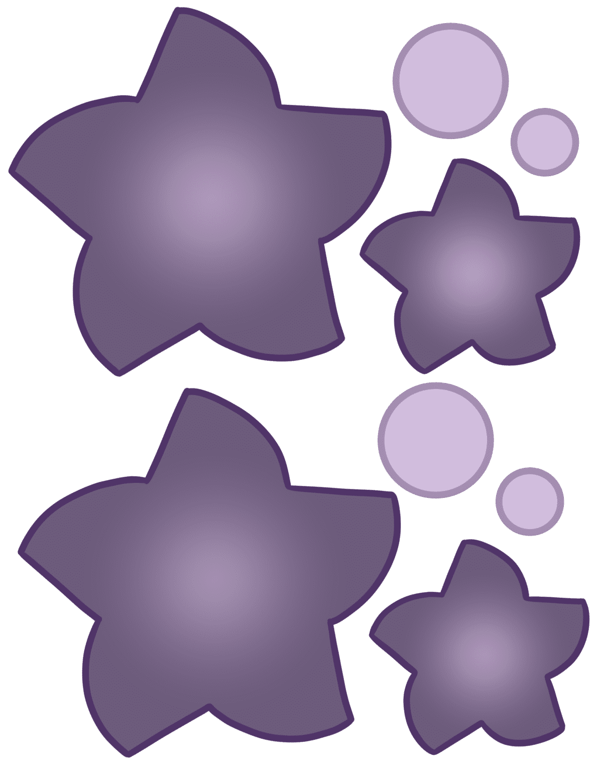 6 Free Printable Flower Templates - Freebie Finding Mom