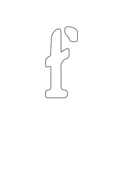 Free Printable Alphabet Stencils Templates: Lowercase