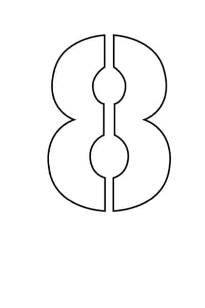Free Printable Number Stencils Set