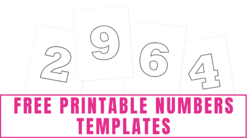 free printable numbers templates freebie finding mom