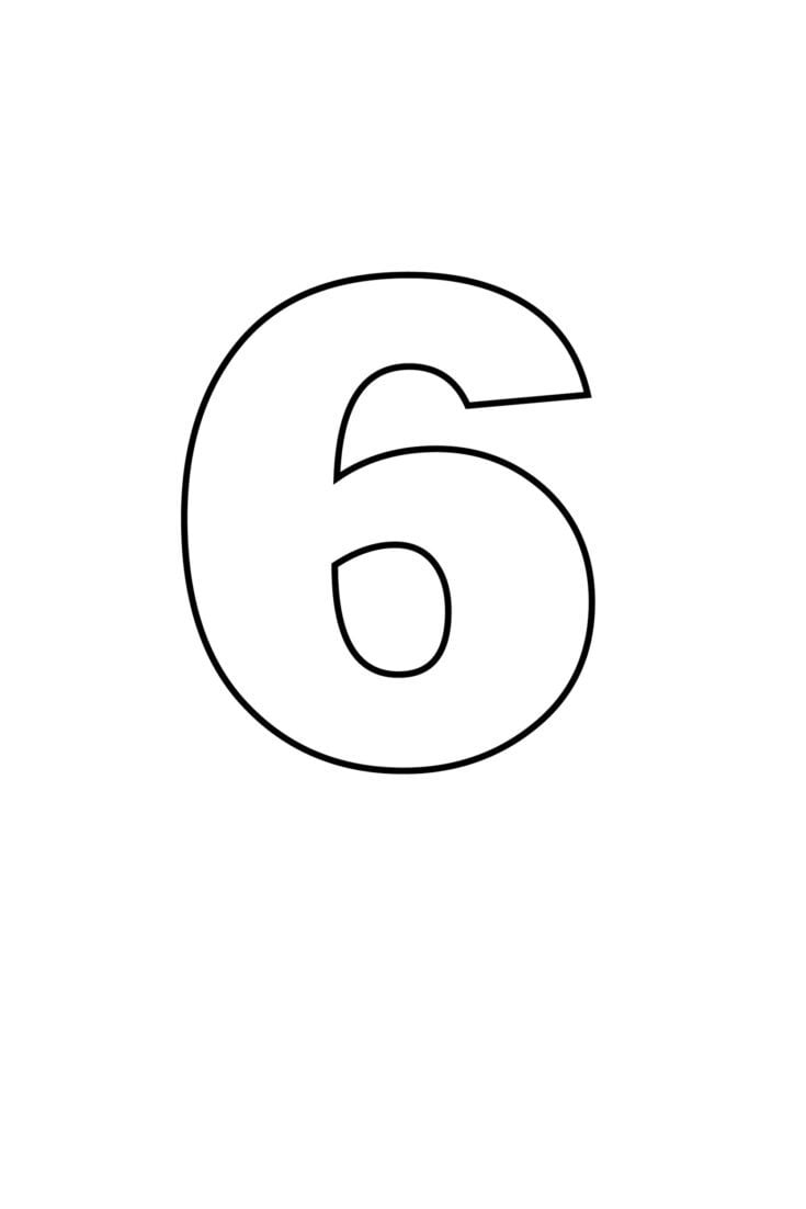 Free Printable Numbers Templates - Freebie Finding Mom