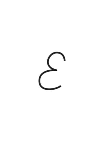 free printable cursive letters capital cursive E
