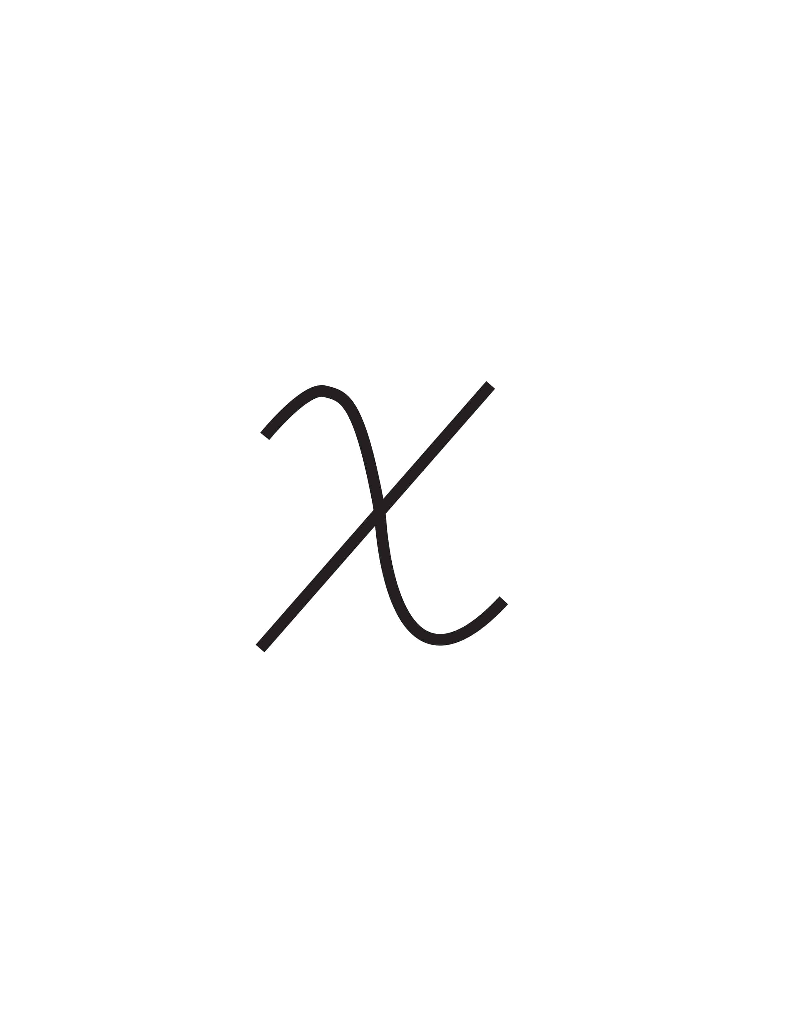 free printable cursive letters capital cursive x freebie finding mom
