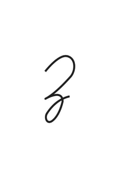 free printable cursive letters capital cursive Z