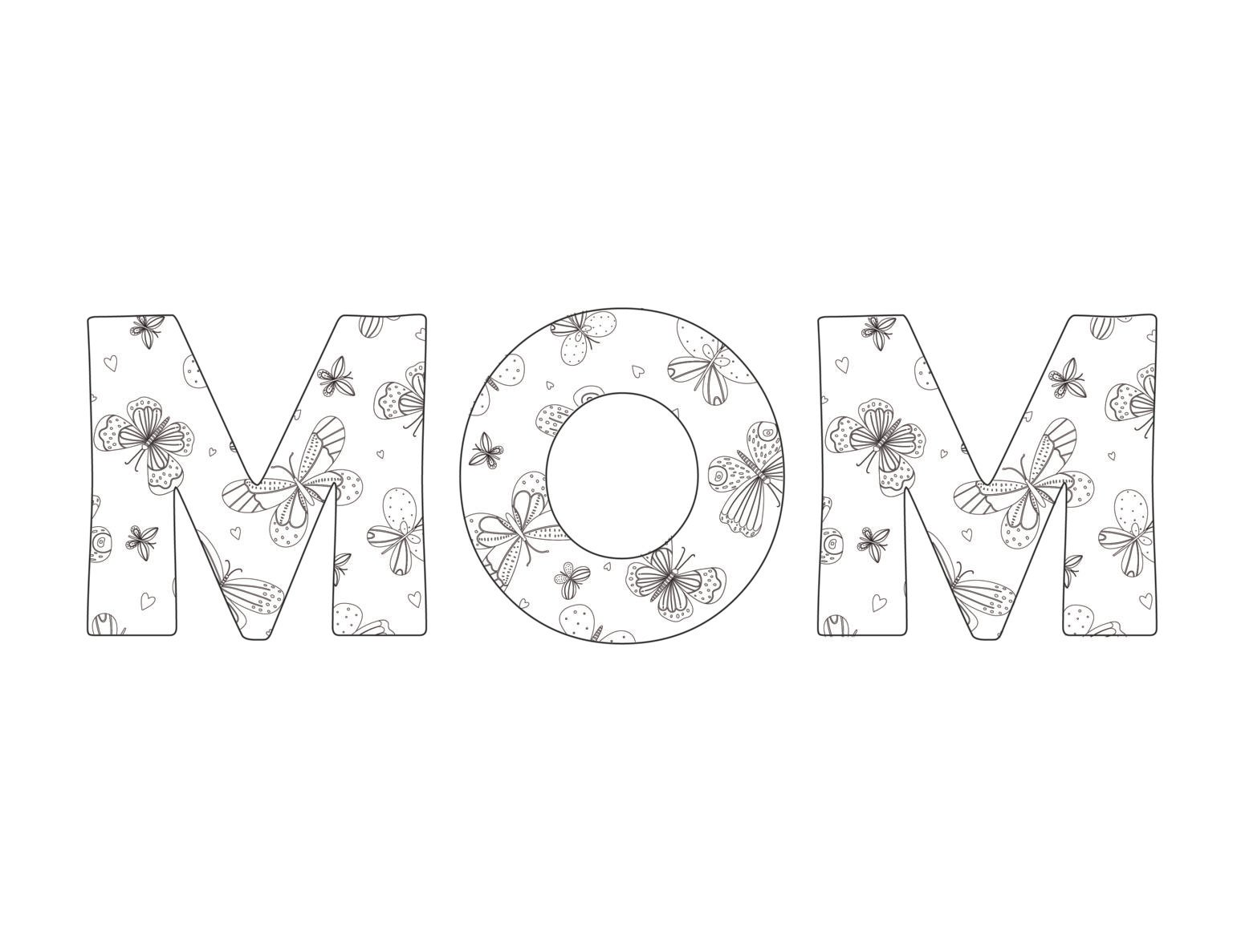 mom in bubble letters 3 free printables freebie finding mom