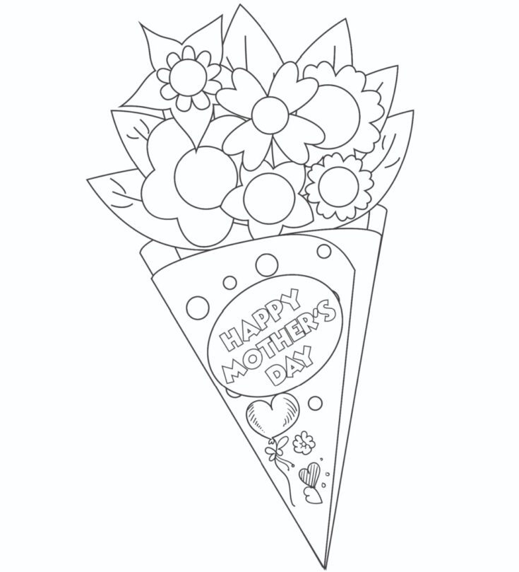 3 Printable Mother&rsquo;s Day Cards to Color (PDFs) - Freebie Finding Mom