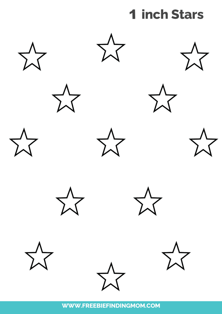 printable star stencils