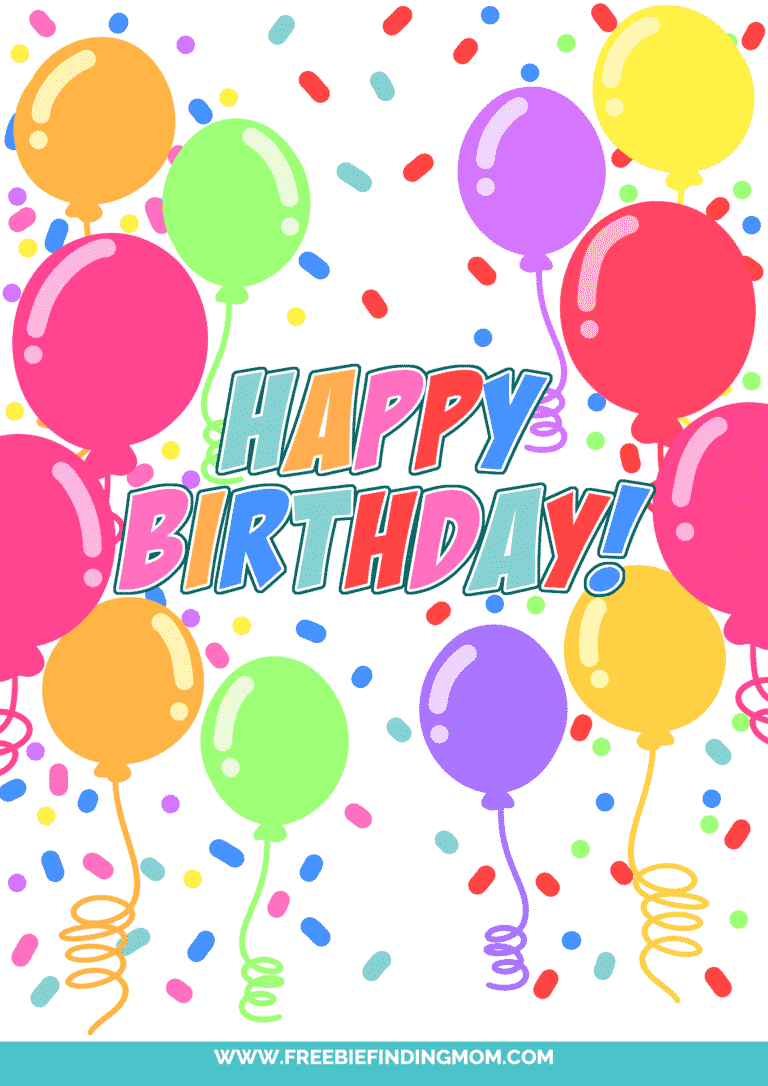 3 Free Happy Birthday Sign Printables - Freebie Finding Mom