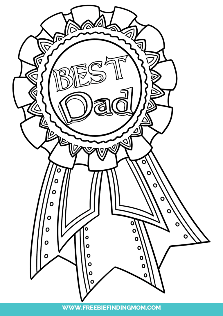 3 Free Printable Father's Day Coloring Pages