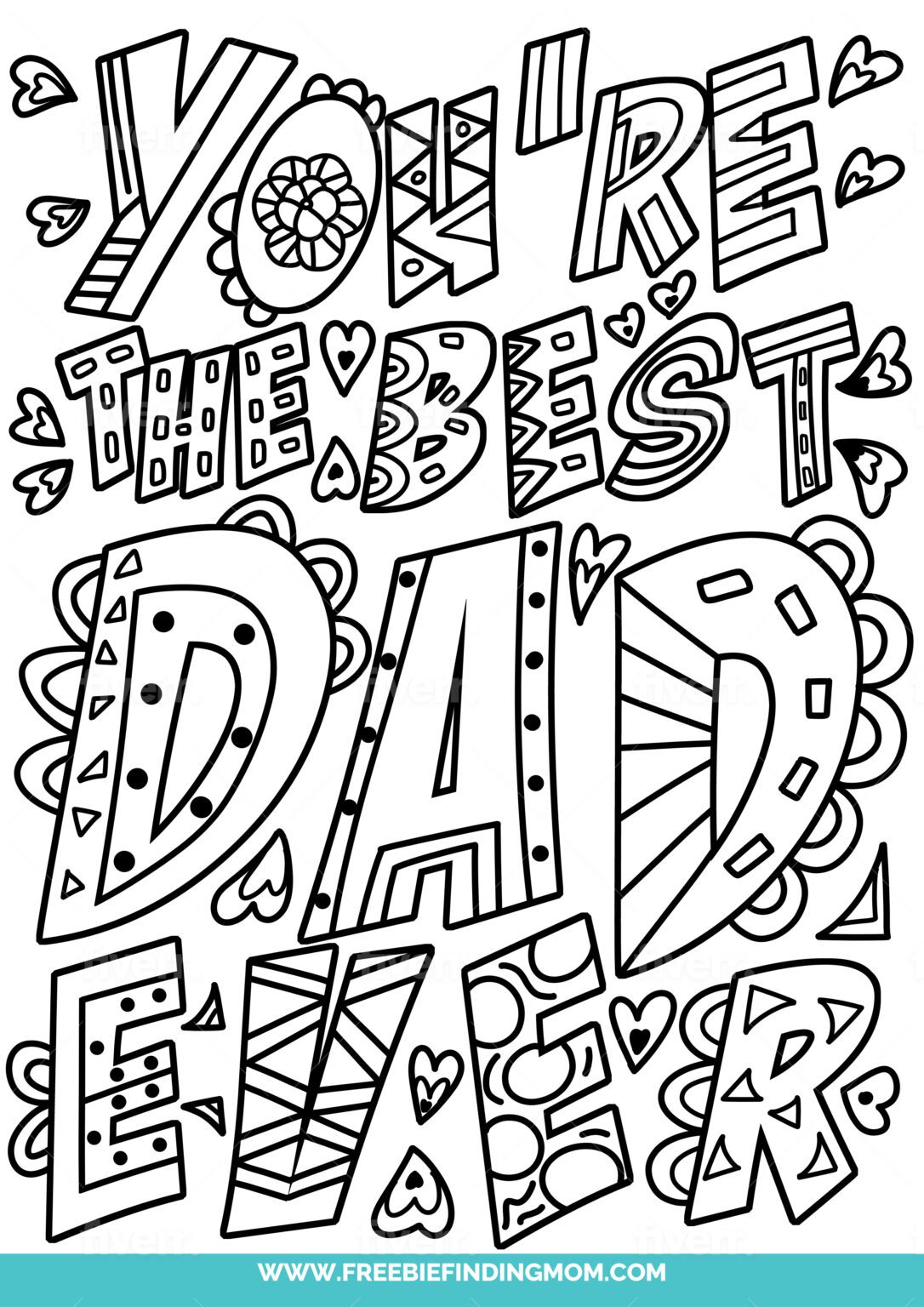 3 Free Printable Father's Day Coloring Pages - Freebie Finding Mom
