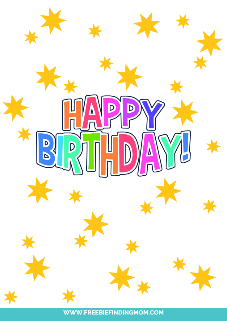 Happy Birthday Sign Printables