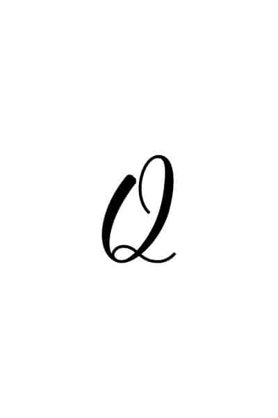 Calligraphy for Beginners Free Printable Calligraphy Q